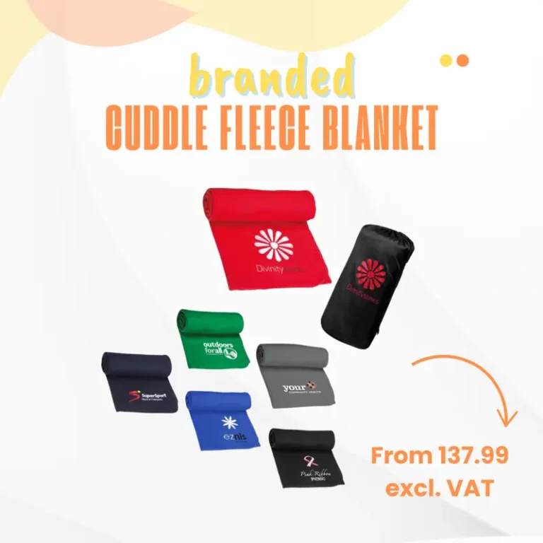 branded cuddle fleece blanked